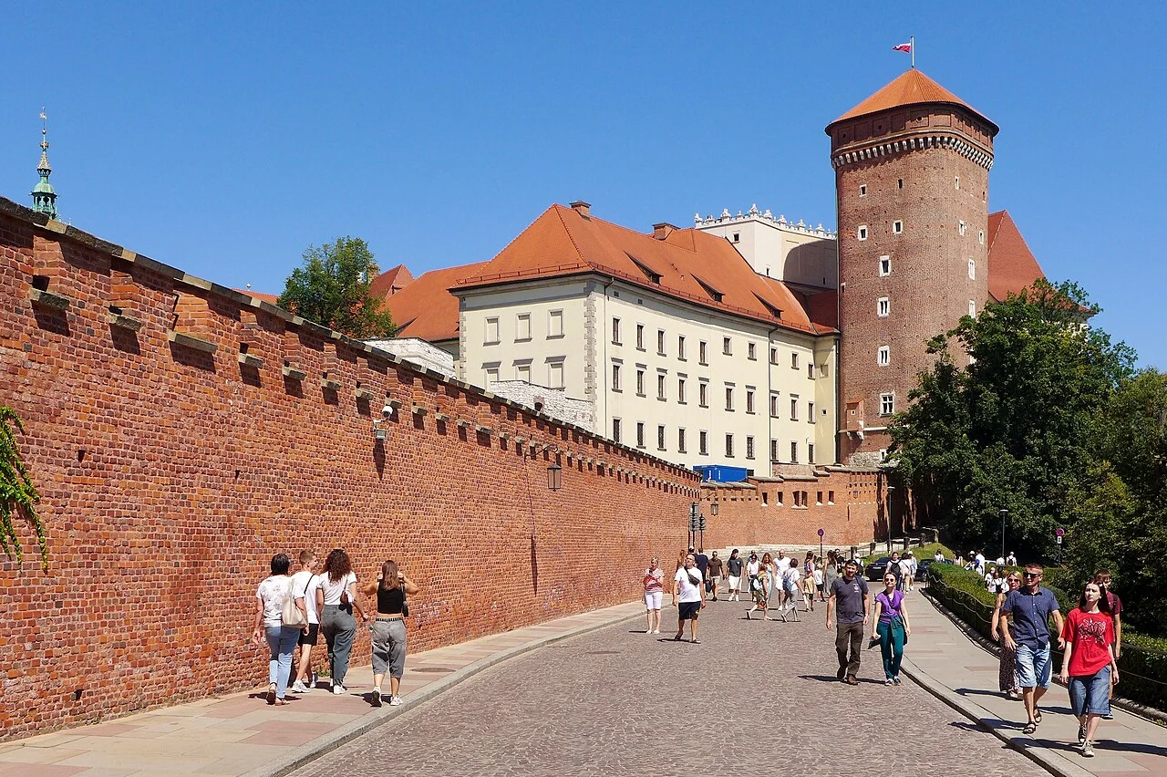 Wawel Castle exterior with the Senator Tower