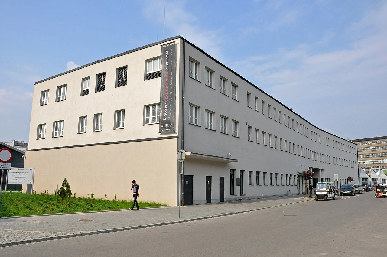Exterior of Oskar Schindler's Enamel Factory museum at Lipowa 4